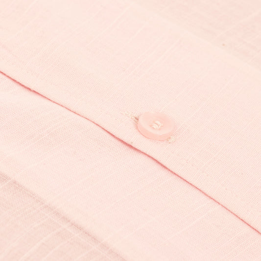Pure Irish Linen Baby Pink Shirt