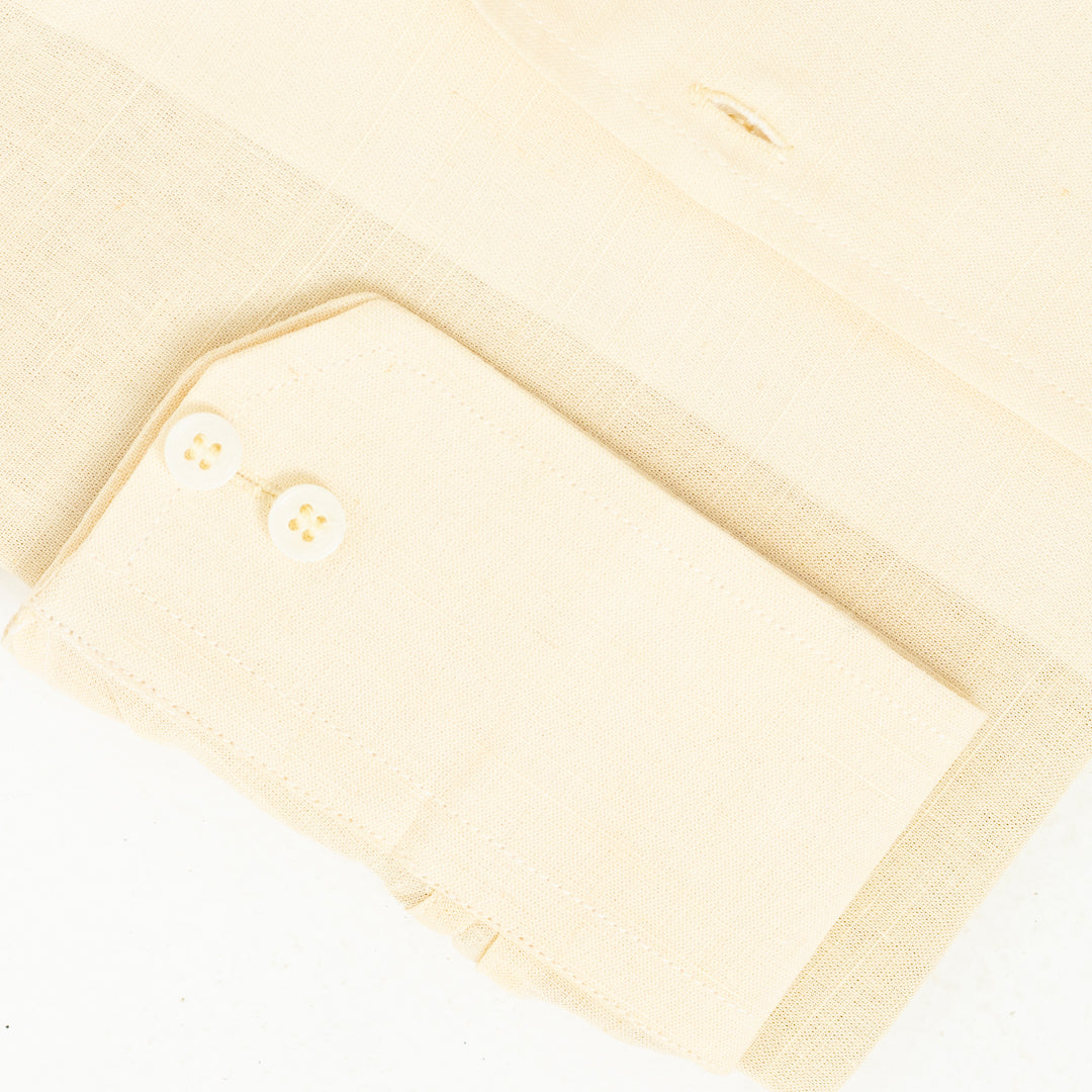 Pure Irish Linen Cream Shirt