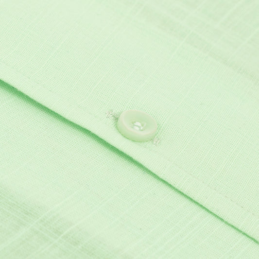 Pure Irish Linen Mint Green Shirt