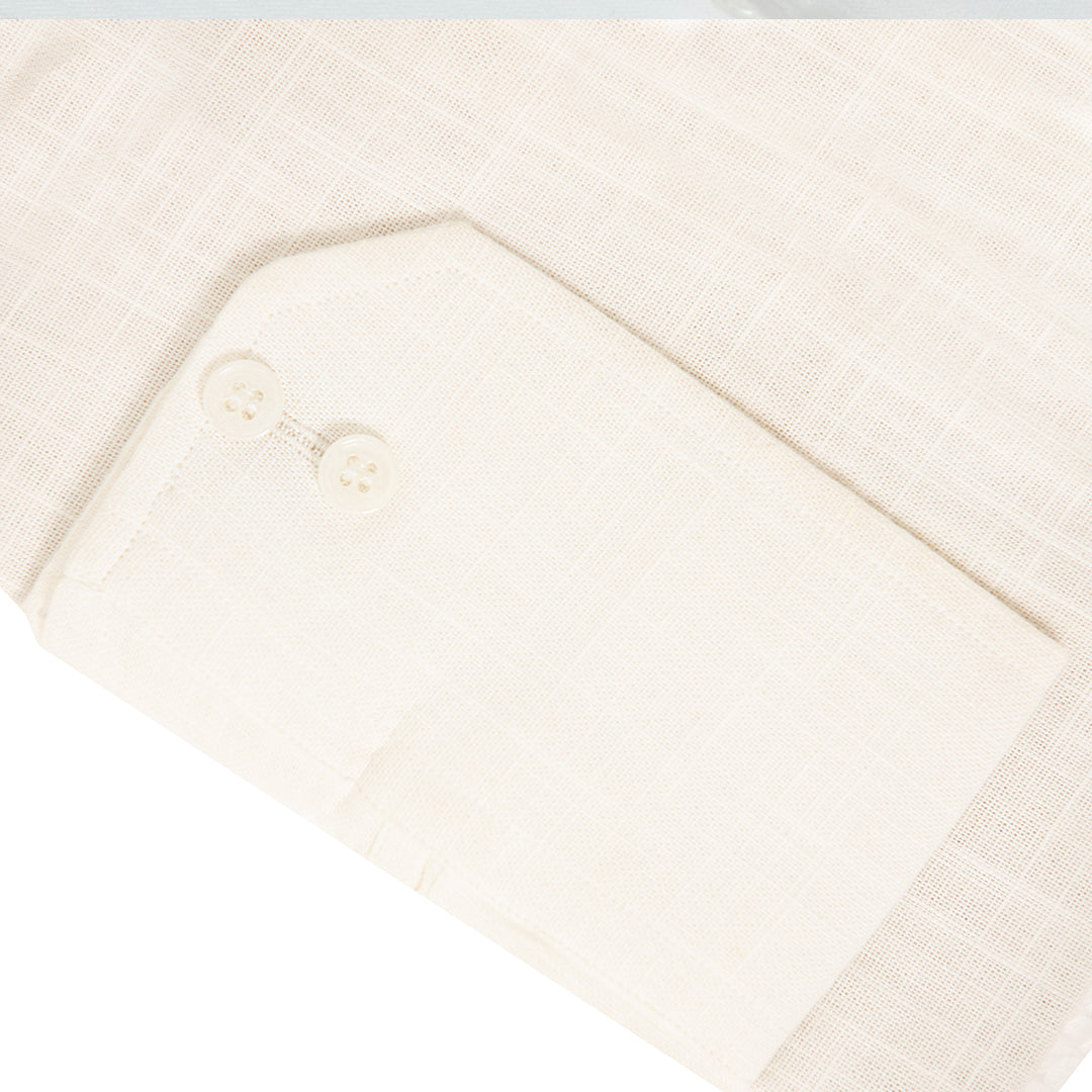 Pure Irish Linen White Shirt