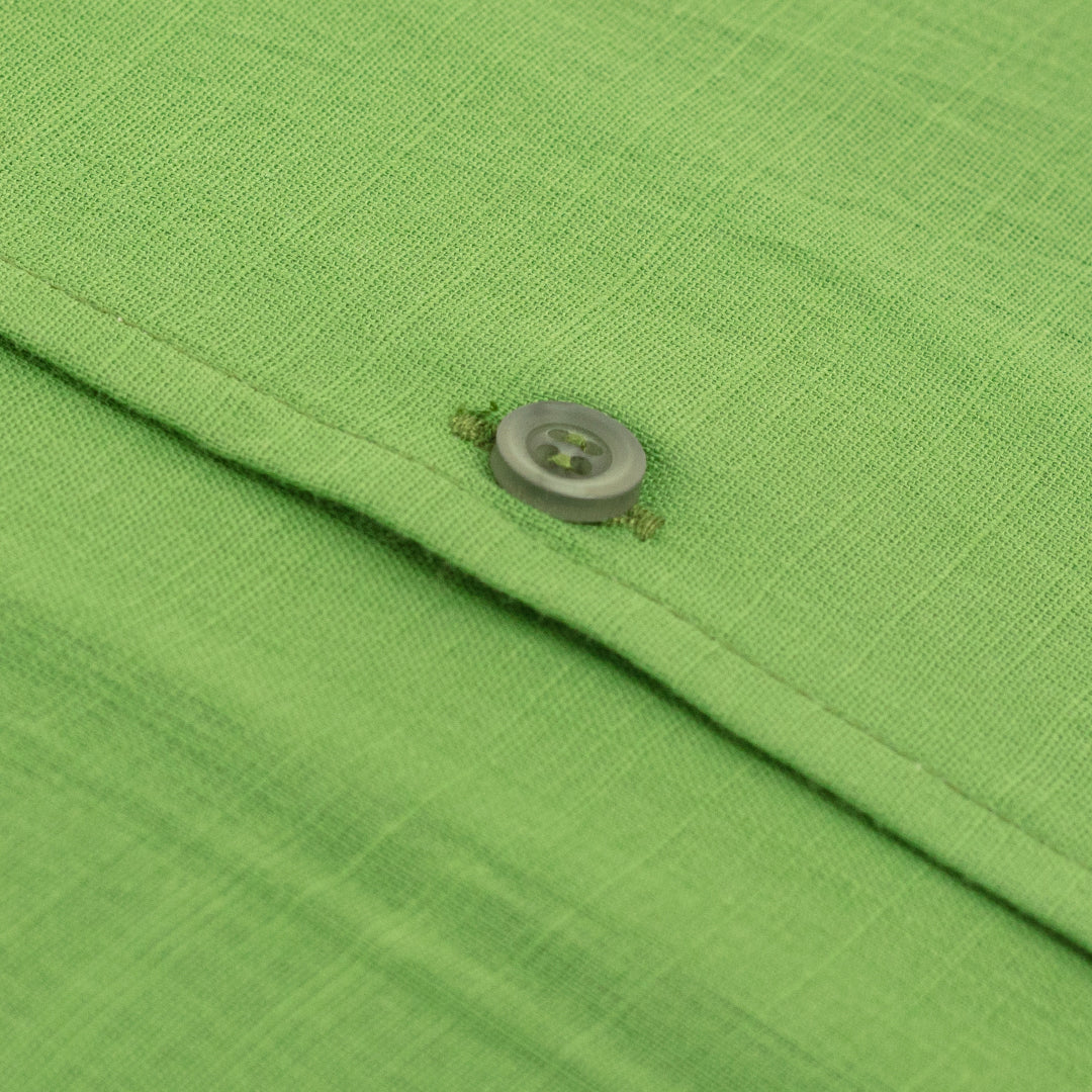 Pure Irish Linen Forest Green Shirt