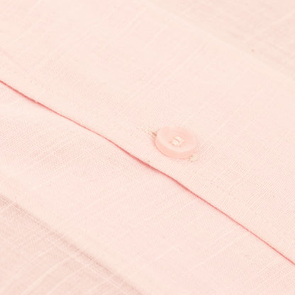 Pure Irish Linen Baby Pink Shirt