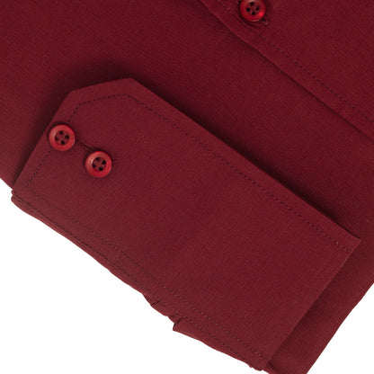 Pure Cotton Wine Red Shirt
