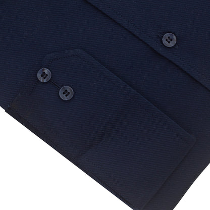 Pure Cotton Navy Blue Shirt