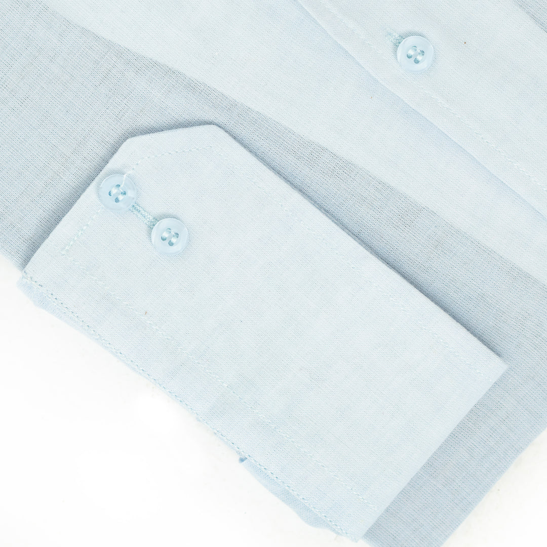 Pure Irish Linen Sky Blue Shirt