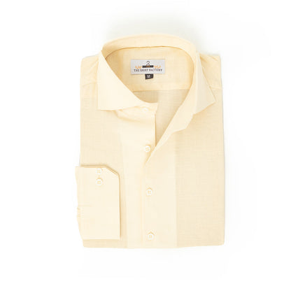 Pure Irish Linen Cream Shirt