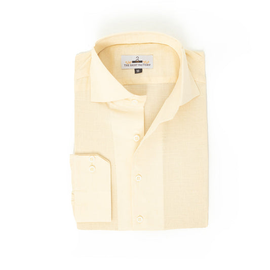 Pure Irish Linen Cream Shirt