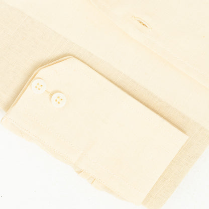 Pure Irish Linen Cream Shirt