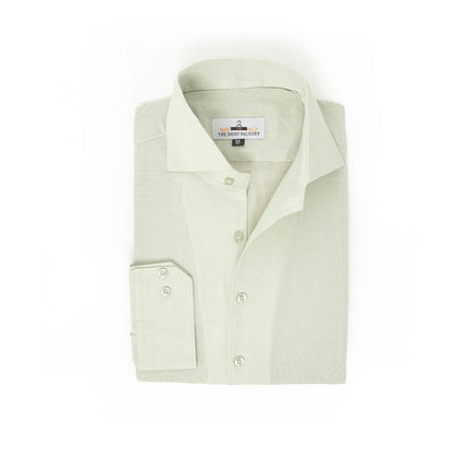 Pure Irish Linen Pistachio Green Shirt