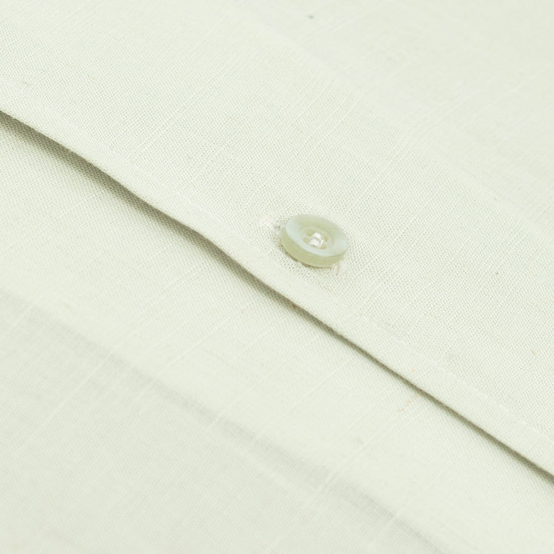 Pure Irish Linen Pistachio Green Shirt