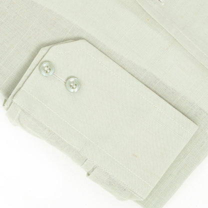 Pure Irish Linen Pistachio Green Shirt