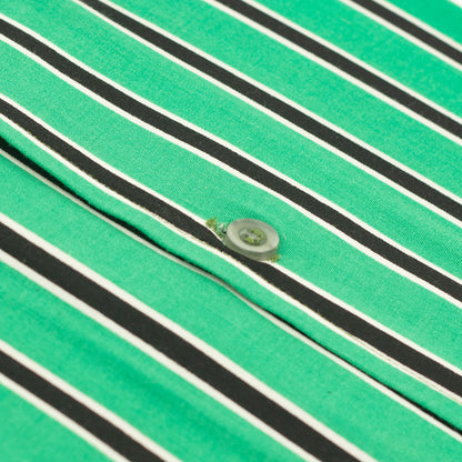 Pure Cotton Emerald Green Striped Shirt