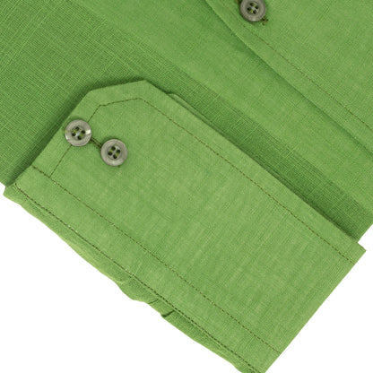 Pure Irish Linen Forest Green Shirt