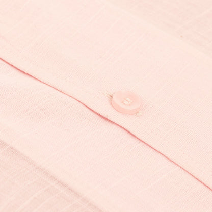 Pure Irish Linen Baby Pink Shirt