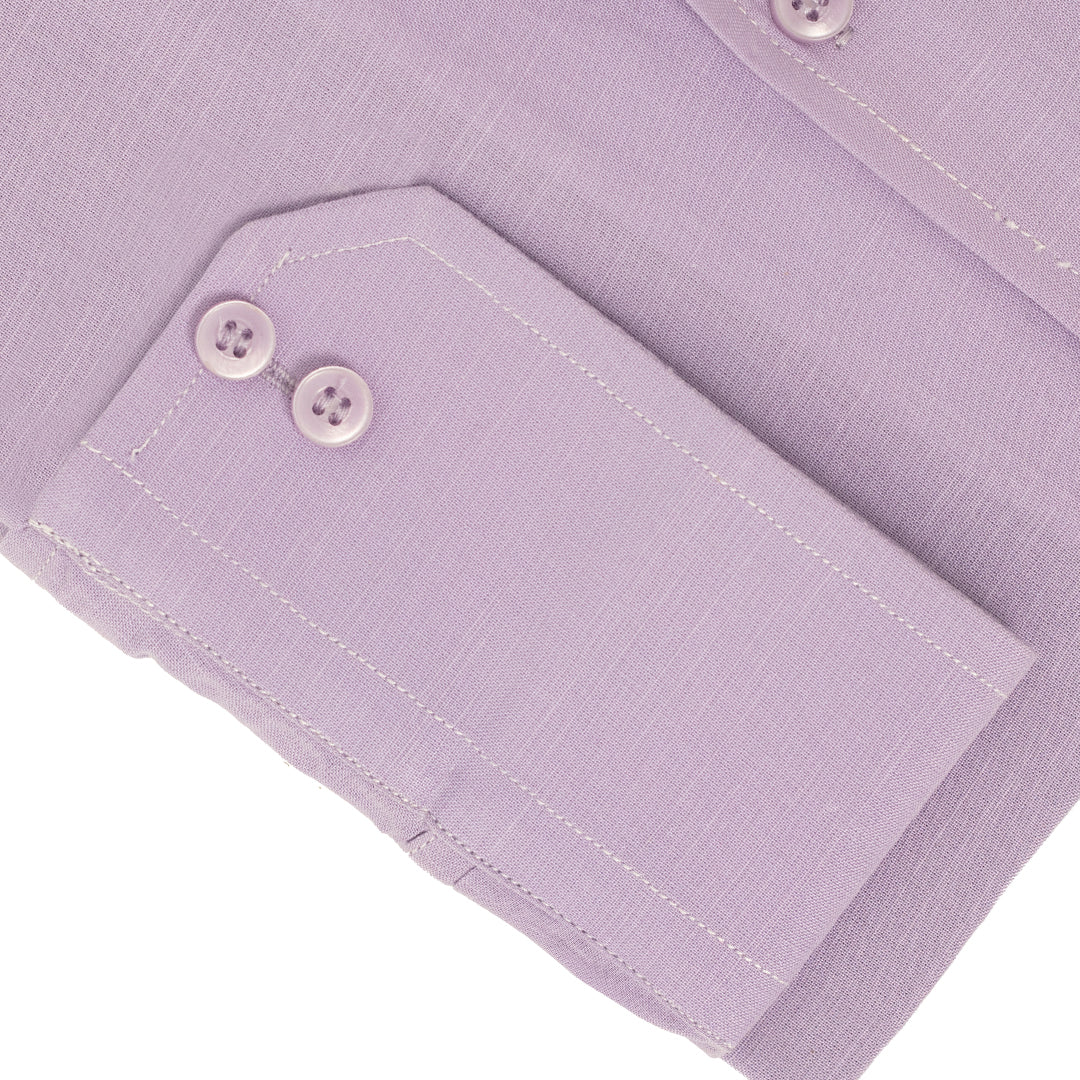 Pure Irish Linen Lilac Shirt