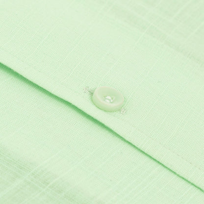 Pure Irish Linen Mint Green Shirt