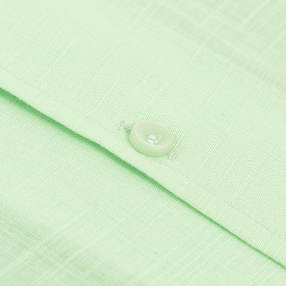 Pure Irish Linen Mint Green Shirt