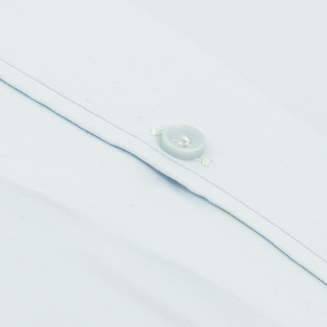 Wrinkle-Resistant Poly Cotton Sky Blue Shirt