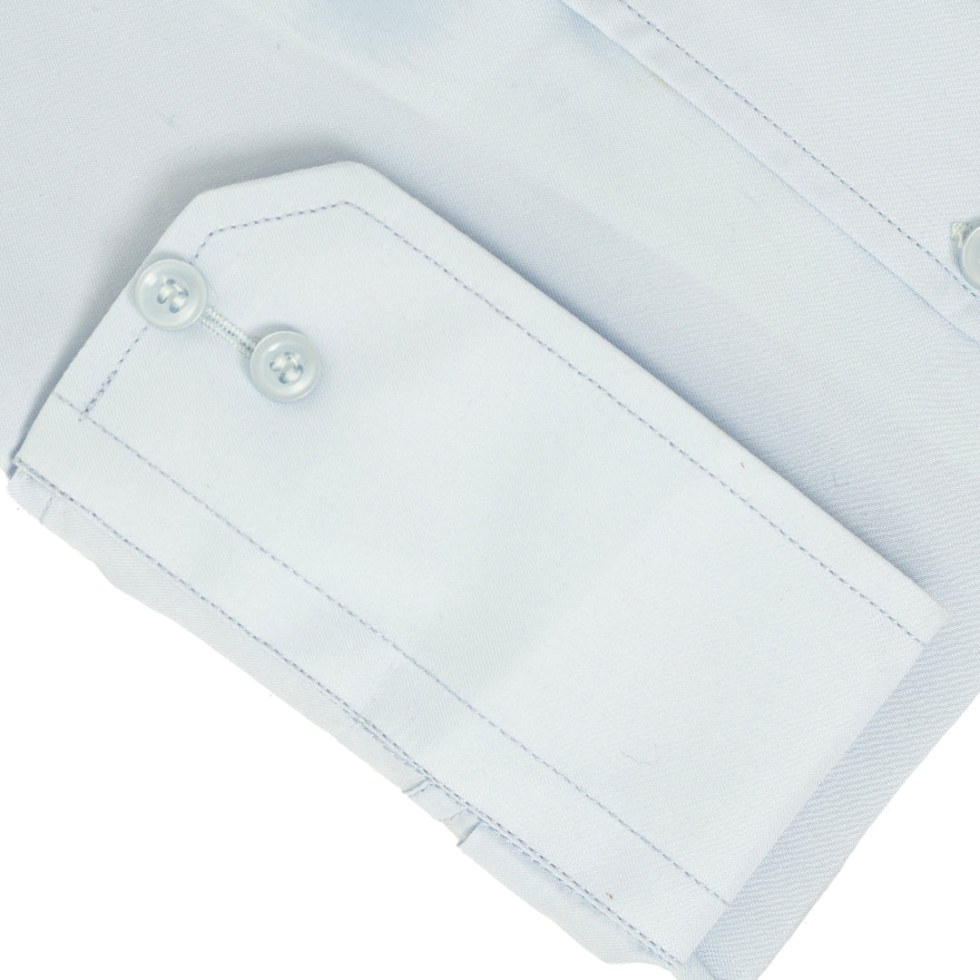 Wrinkle-Resistant Poly Cotton Sky Blue Shirt