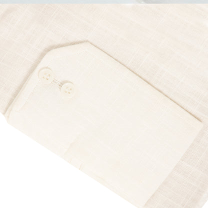 Pure Irish Linen White Shirt