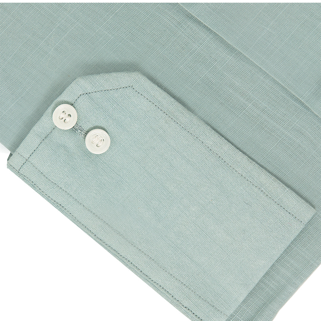 Pure Irish Linen Sea Green Shirt