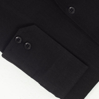 Pure Irish Linen Black Shirt